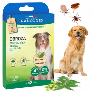 Obroża Na Pchły Kleszcze Francodex Dla Psa 20kg