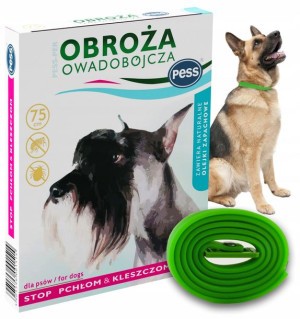 Obroża Owadobójcza Na Pchły Kleszcze Dla Psa 75cm