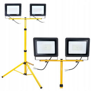 Halogen Naświetlacz LED 2x 100W + Zestaw Budowlany