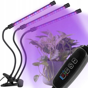 3x Lampa Do Wzrostu Roślin 60 Led Timer Usb+ Pilot