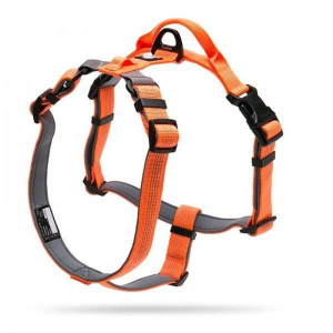 Szelki typu guard dla psa Truelove Lumen Lite M, pomarańczowy
