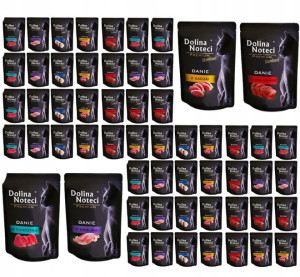 Mokra karma kota Dolina Noteci mix smaków 60x85g
