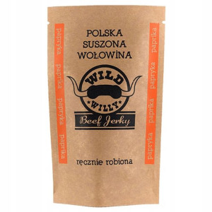 Beef Jerky Suszona Wołowina Papryka 30g Wild Willy