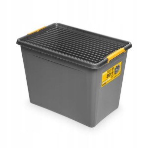 Organizer pojemnik plastikowy pudło pokrywa 80l