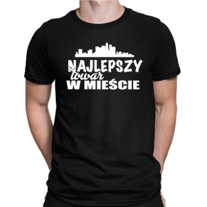 Koszulka męska NAJLEPSZY TOWAR W MIEŚCIE