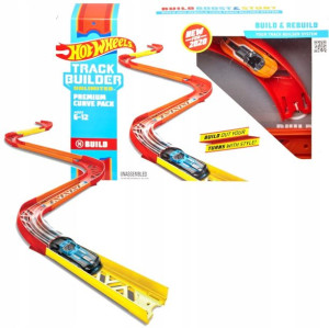 Hot Wheels Track Builder Curve Tor Z Zakrętami