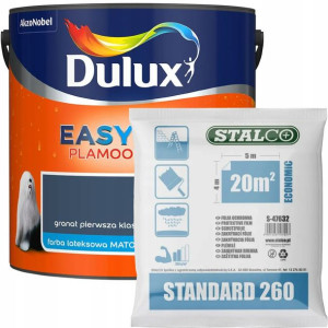Dulux EasyCare Granat Pierwsza Klasa 2,5L + GRATIS