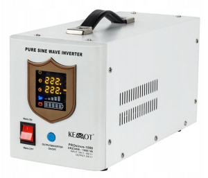 Zasilacz awaryjny KEMOT PROsinus-1000VA/700W 12V