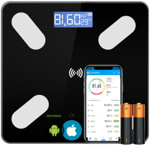 Waga Łazienkowa Analityczna Smart+ Android Ios