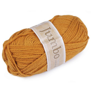 Włóczka Jumbo 100g - Musztardowa