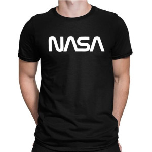 Koszulka męska NASA NAPIS LOGO KOSMOS