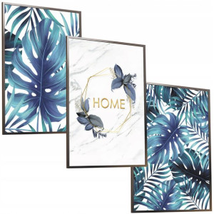 Zestaw 50x40 Ramka Plakat Obraz Monstera Natura