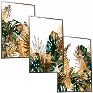 Zestaw 50x40 Ramka Plakat Liście Monstera Natura