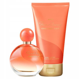 AVON Far Away Endless Sun woda perfumowana +balsam