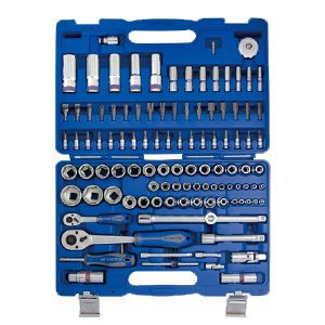 Zestaw Nasadek 1/4''+1/2'' 12-kątne, 96szt.akcesoria