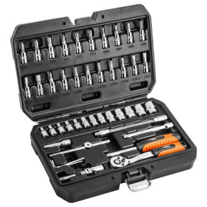 Zestaw Kluczy Nasadowych 1/4'' 46 Części