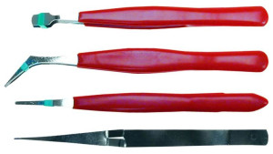 Pęseta Zestaw 4 Sztuki 115mm