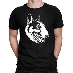 Koszulka męska BULTERIER T-shirt z psem PIES BULL TERRIER