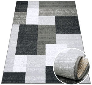 Dywan Beta 03 patchwork szary 120x170