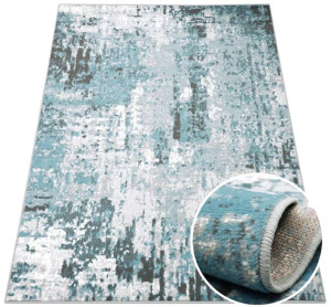 Dywan Beta 02 beton niebieski / szary 80x150