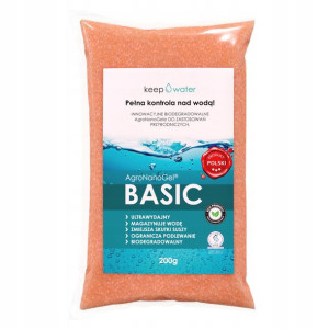 HYDROŻEL OGRODNICZY AgroNanoGel Basic 0,2 kg Nawadnianie roślin