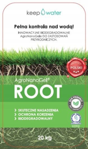 HYDROŻEL OGRODNICZY AgroNanoGel Root 20 kg nasadzenia roślin