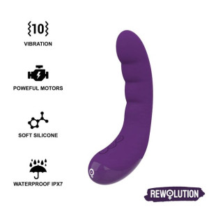 Rewolution Rewocurvy Rechargeable And Flexible Vibrator