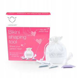 2 maszynki Szablon do golenia Ladyshape Heart