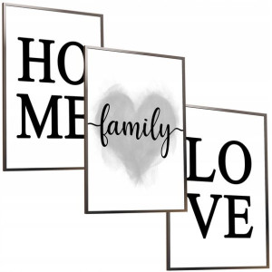 30x40 Obrazy W Ramie Plakaty Ramka Family Love
