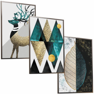 30x40 Obrazy W Ramie Plakaty Ramka Obraz Abstrakcja Deer