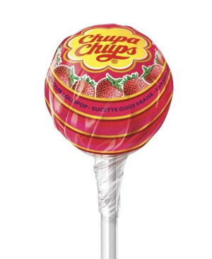 Chupa Chups fruit lizak truskawkowy smak