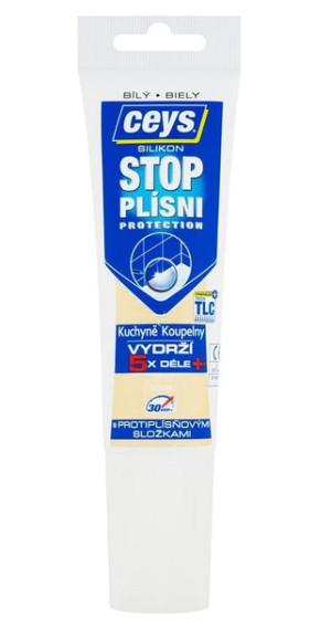 Silikon  sanitarny STOP PLEŚNI 125 ml, biały