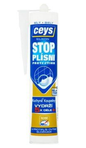 Silikon  sanitarny STOP PLEŚNI 280 ml, biały