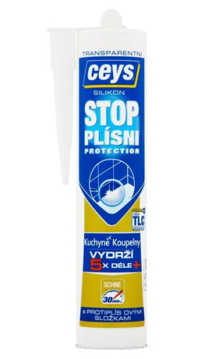 Silikon  sanitarny STOP PLEŚNI 280 ml, transparent