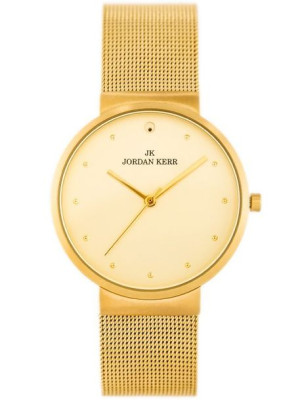 Zegarek Damski Jordan Kerr - Ss306 (zj923b) Gold
