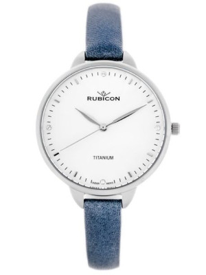 Zegarek Damski Rubicon Rnae22 - Tytanowy (zr597c)