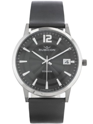Zegarek Męski Rubicon Rnce21 - Tytanowy (zr103c)