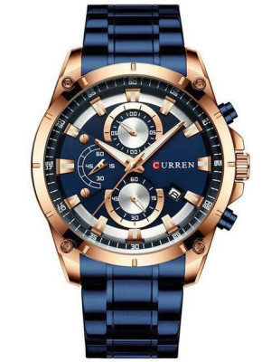 Zegarek Męski Curren 8360 (zc020d) - Chronograf