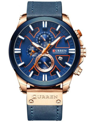 Zegarek Męski Curren 8346 (zc026e) - Chronograf