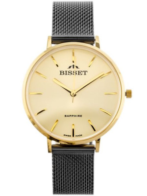 Zegarek Damski Bisset Bsbf32 (zb581j) - Szafirowe Szkło
