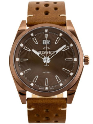 Zegarek Męski Bisset Bscf40 (zb095d) - Szafirowe Szkło
