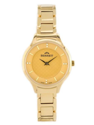 Zegarek Damski Bisset Bsbe45 - Gold (zb551d)