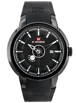 ZEGAREK MĘSKI NAVIFORCE - NF9107 (zn080a) - black/white + box