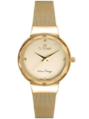 Zegarek G. Rossi - 11184b-4d1 (zg785c) Gold + Box