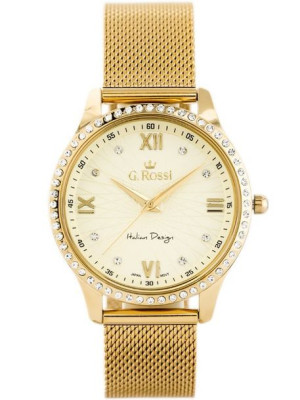 Zegarek G. Rossi - 6748b-4d1 (zg788c) Gold + Box