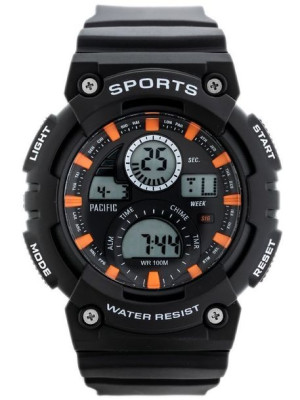 Zegarek Męski Pacific (zy067c) Black/orange