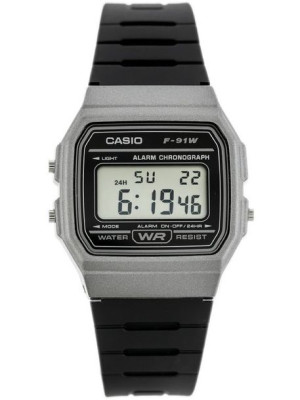 Zegarek Męski Casio F-91wm-1bdf (zd102d)