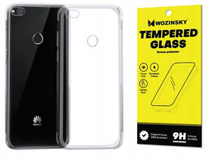 Etui Clear Ultra Slim Huawei P9 Lite 2017 + SZKŁO
