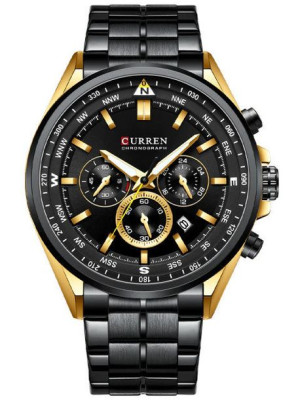 Zegarek Męski Curren 8399 (zc016c -chronograf +box