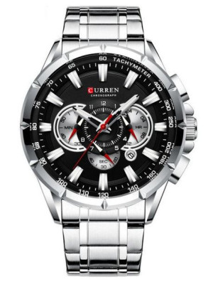 Zegarek Męski Curren 8363 (zc018b) - Chronograf